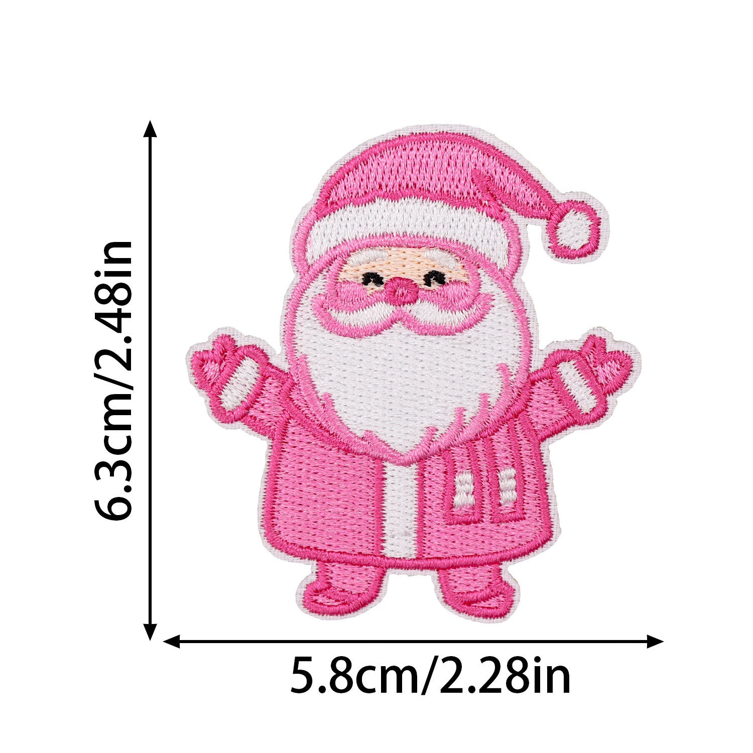 Wholesale Pink Christmas Series Embroidered Patch